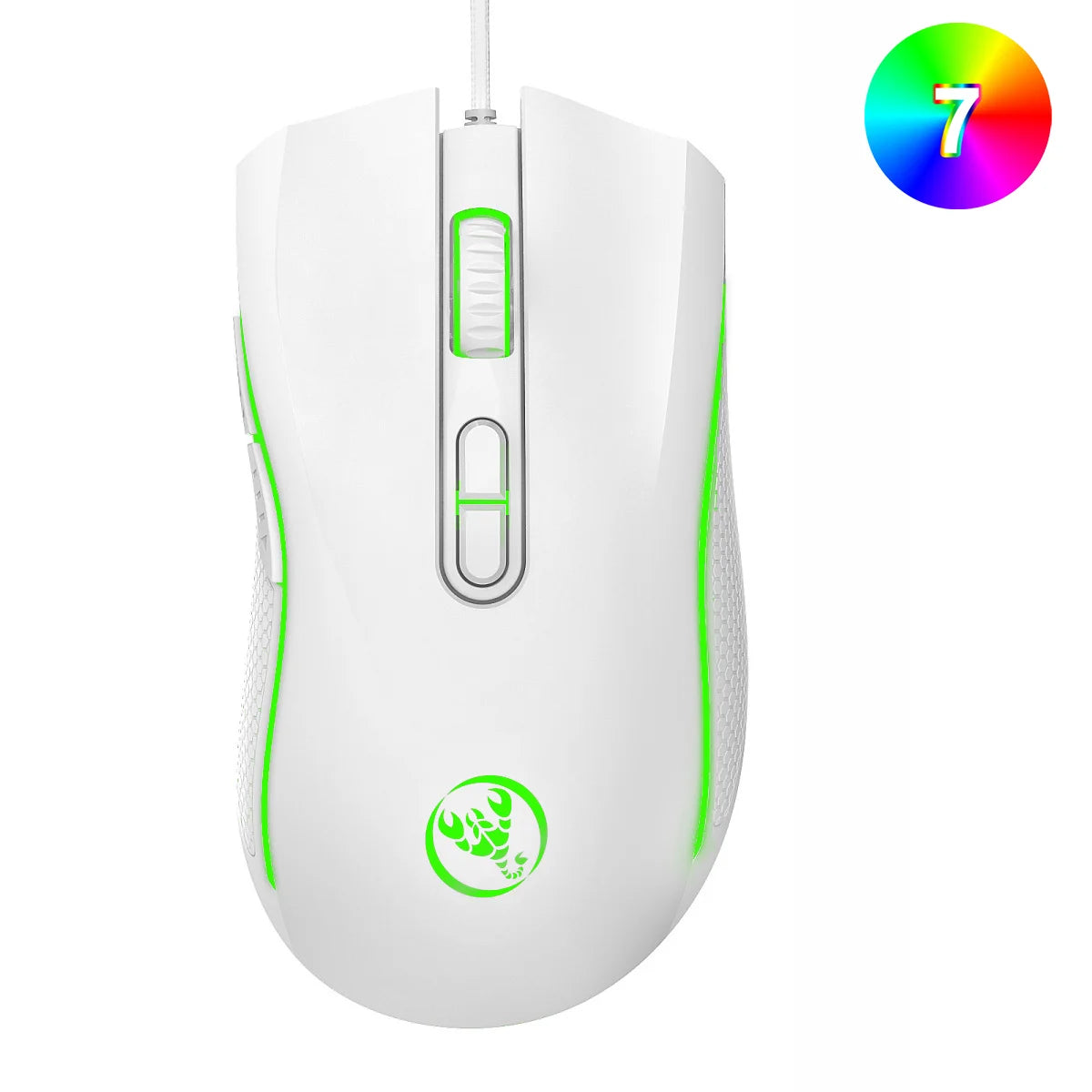 New Wired Gaming Mouse Gamer 7 Button 3200DPI LED Optical USB Computer Mouse Game Mice Mouse for PC Computer Gamer