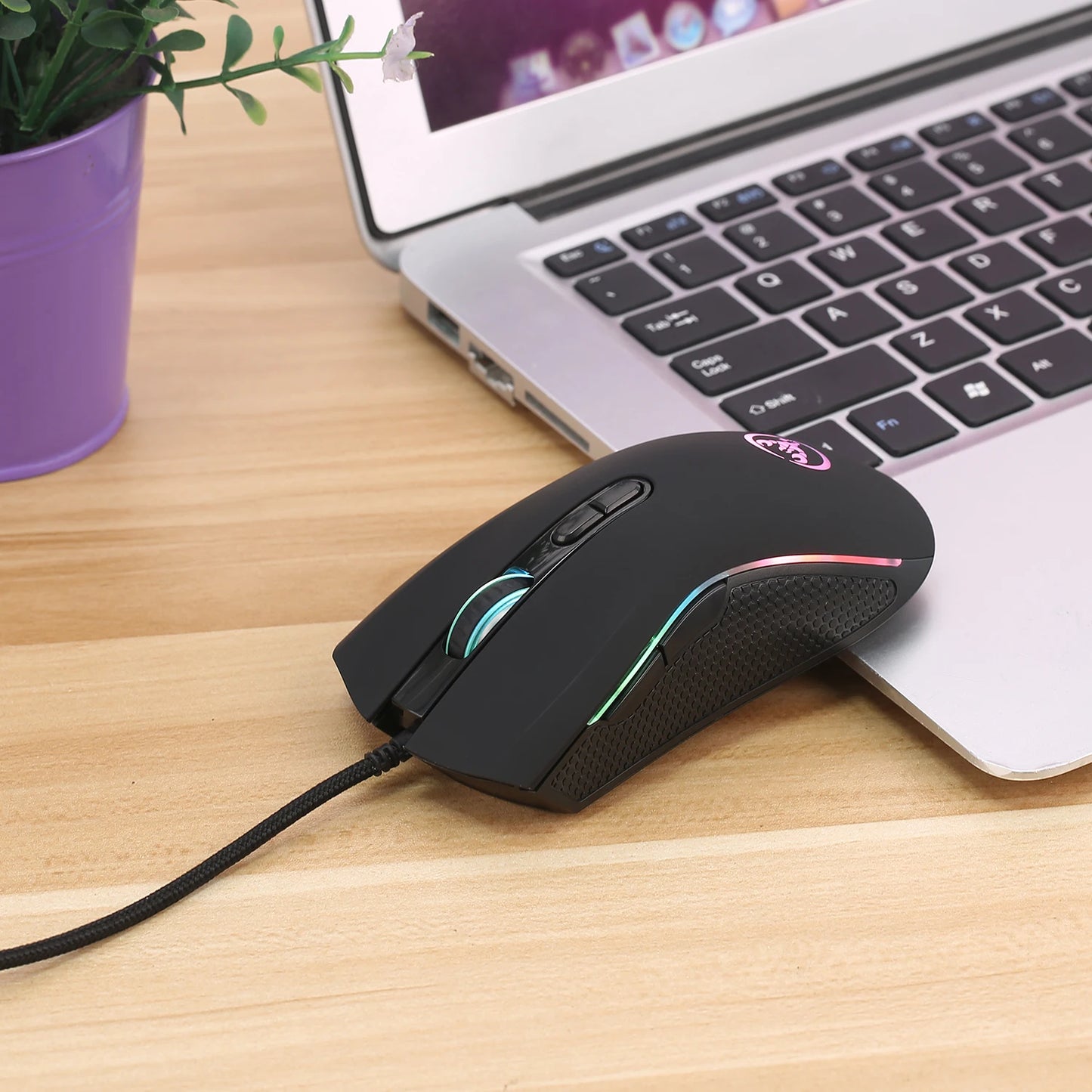 New Wired Gaming Mouse Gamer 7 Button 3200DPI LED Optical USB Computer Mouse Game Mice Mouse for PC Computer Gamer