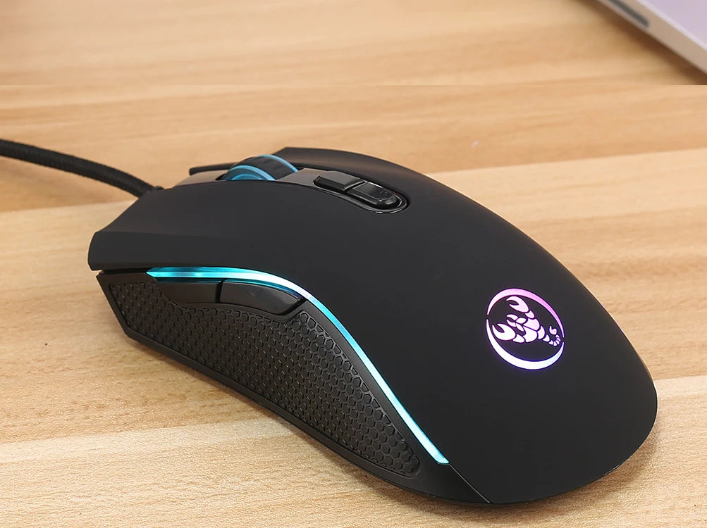 New Wired Gaming Mouse Gamer 7 Button 3200DPI LED Optical USB Computer Mouse Game Mice Mouse for PC Computer Gamer